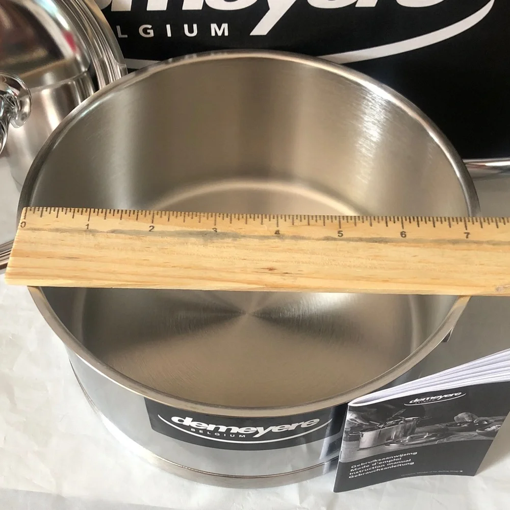 Demeyere Atlantis 7 2.3 quart saucepan with lid new in box - highest quality SS